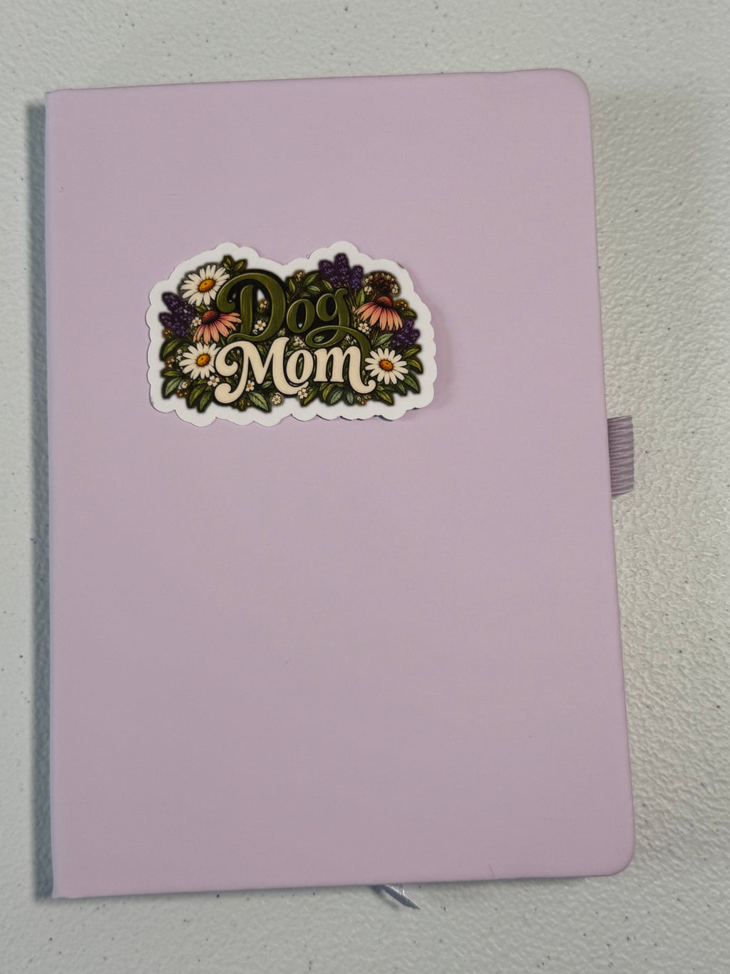 Floral Dog Mom Sticker