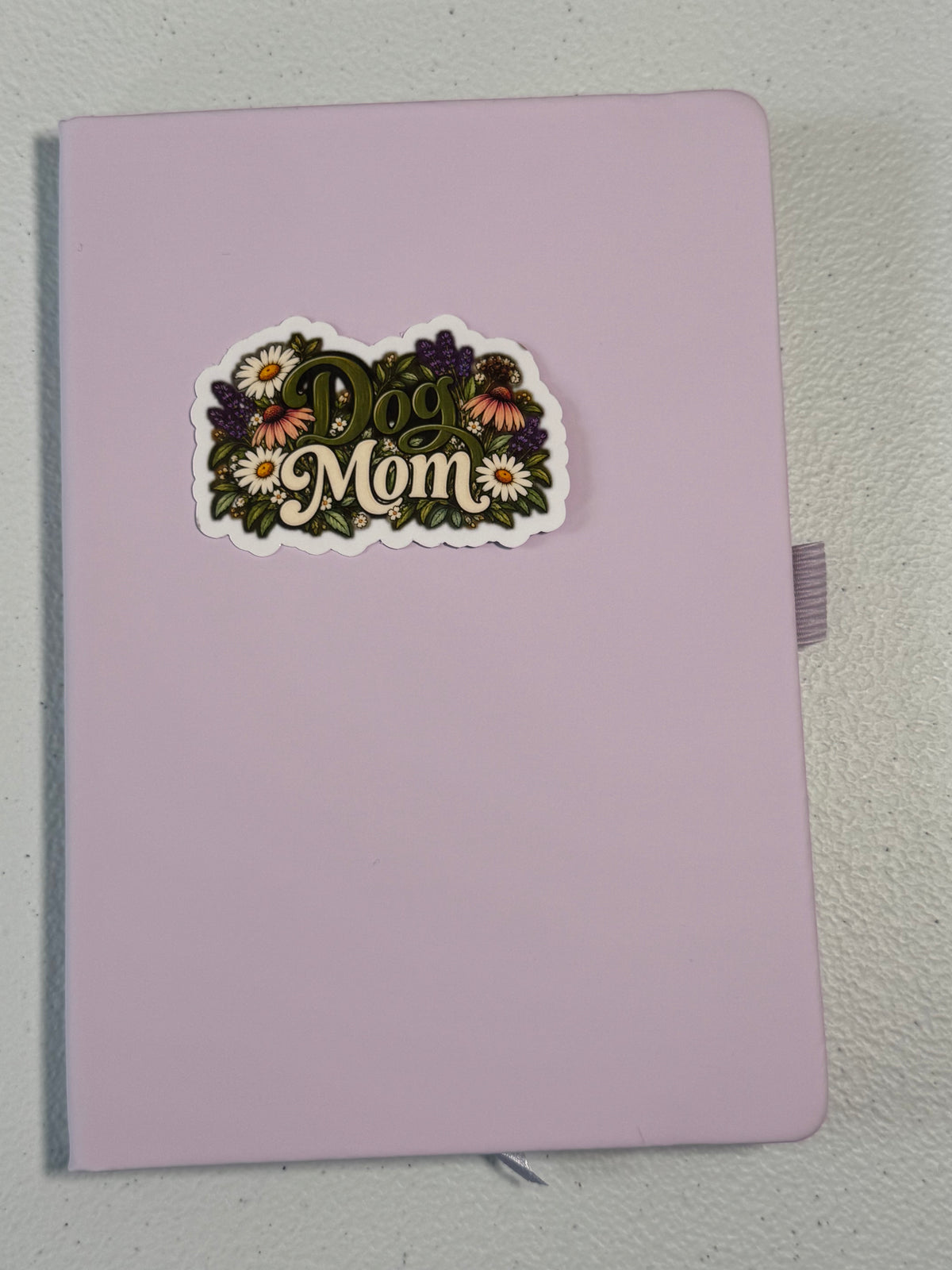 Floral Dog Mom Sticker