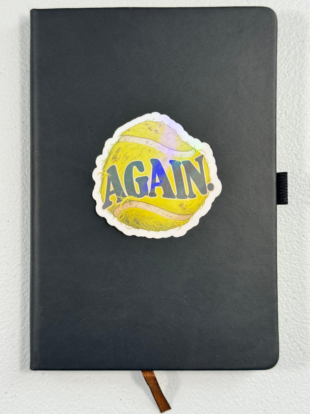 Again Holographic Sticker