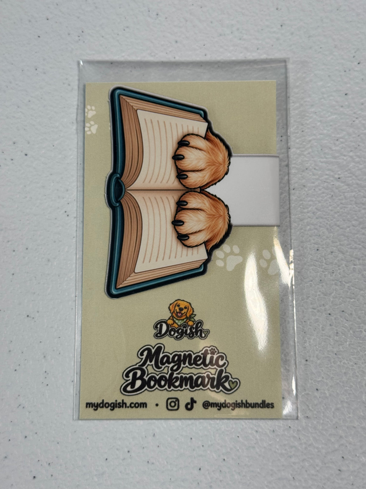 Paw Book Magnetic Bookmark