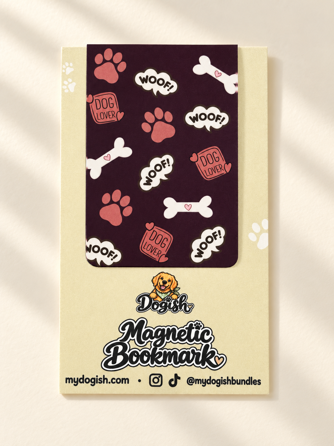 Dog Lover Magnetic Bookmark