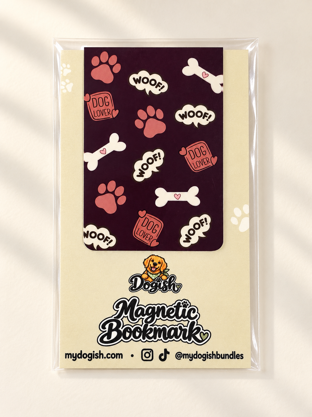 Dog Lover Magnetic Bookmark