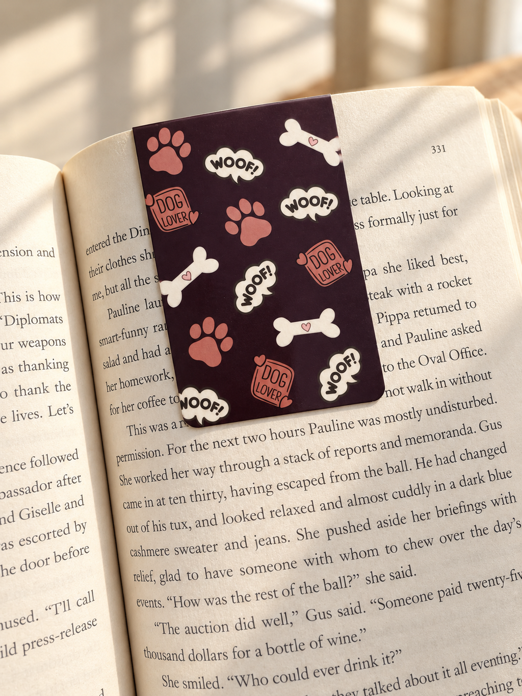 Dog Lover Magnetic Bookmark